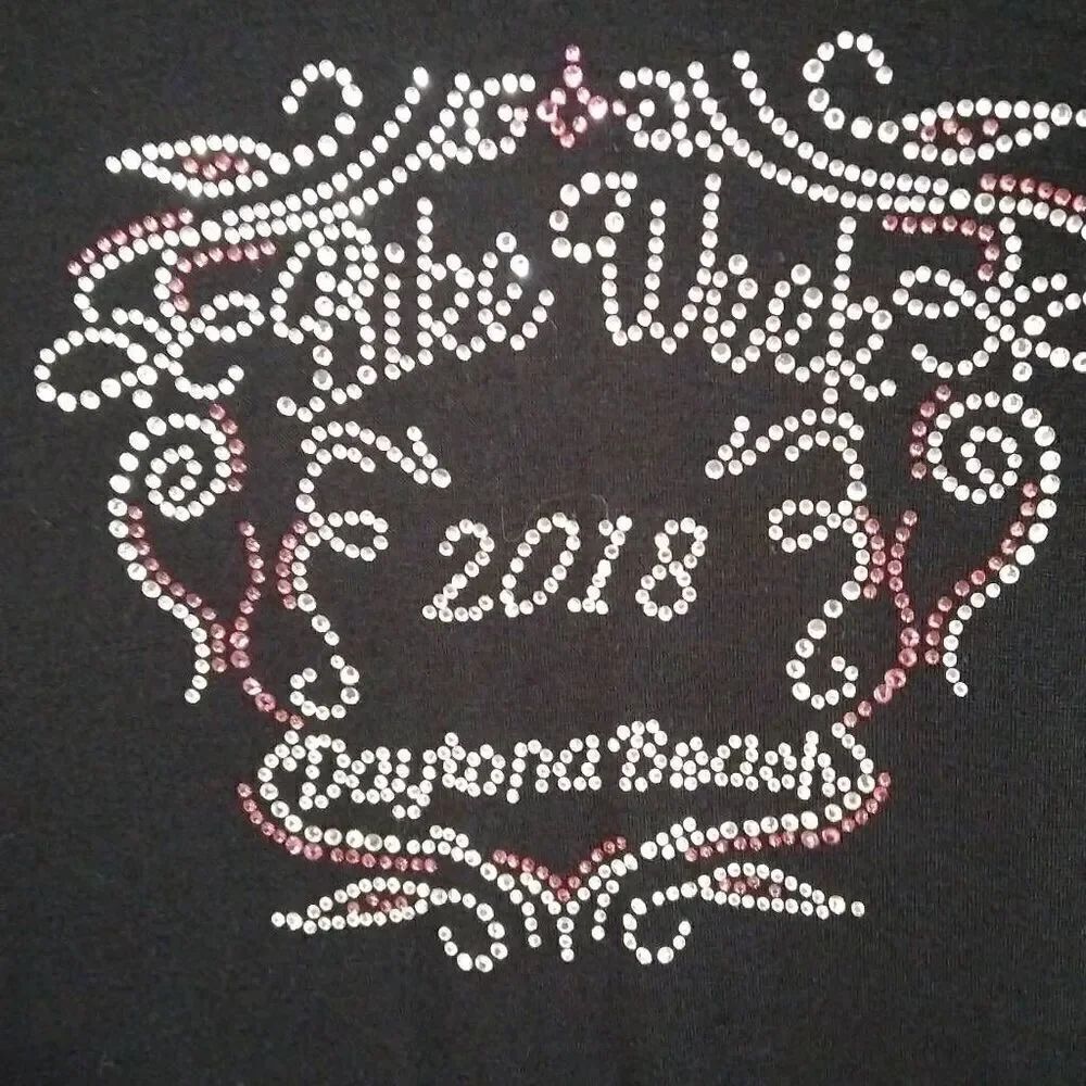 Daytona Beach Bike Week, Black, Small,